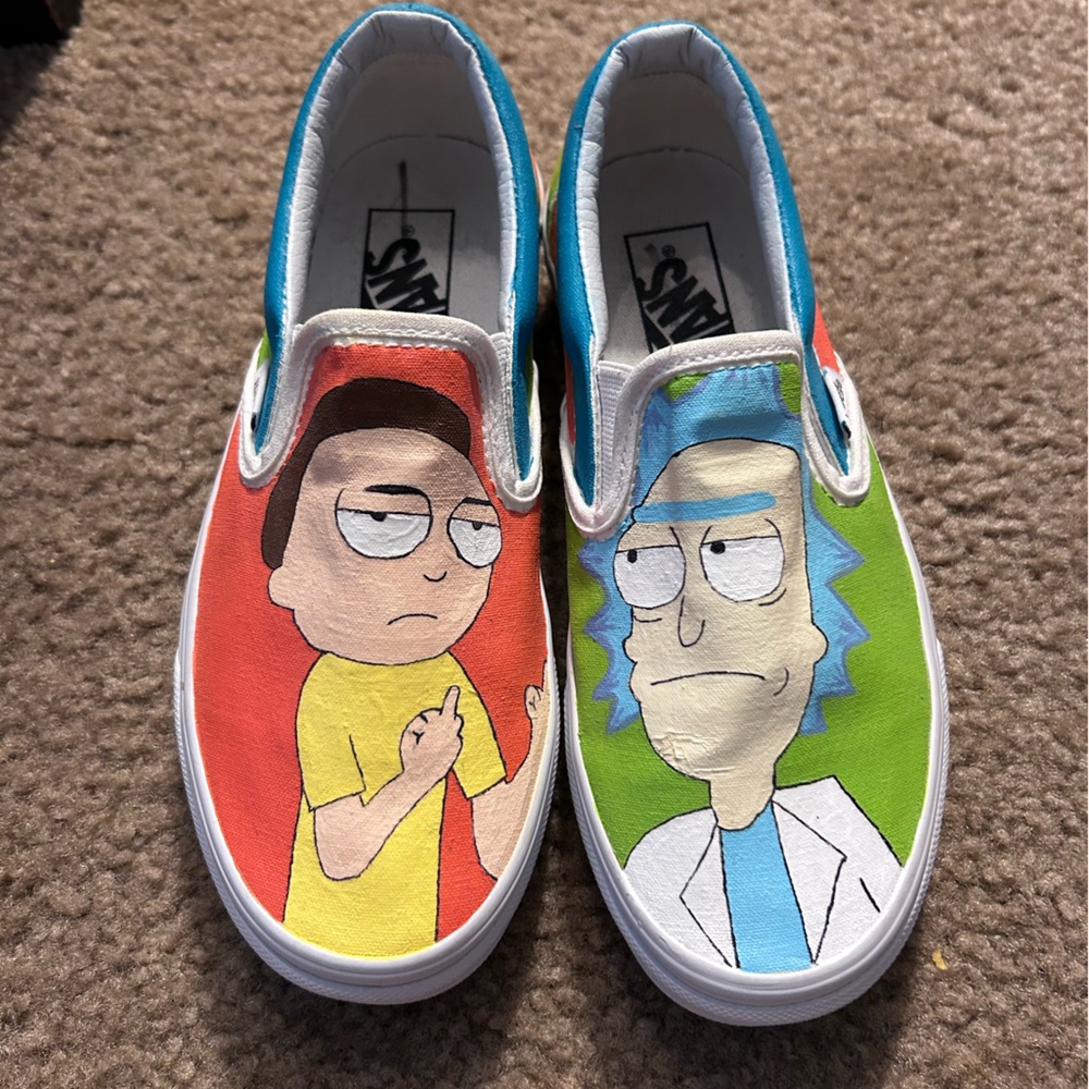 Vans Rick and Morty Slip-On Sneakers
